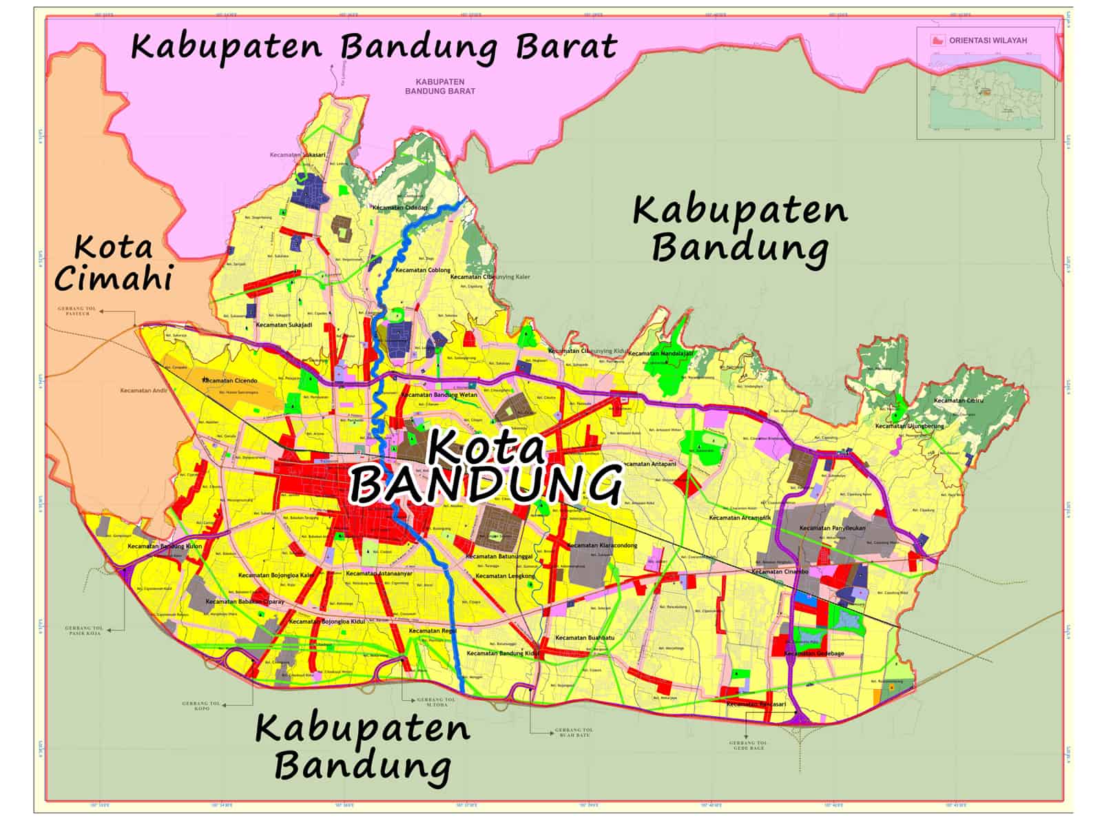Map Bandung Raya