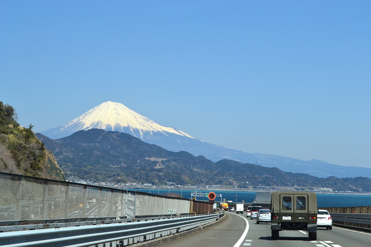 Gunung Fuji di siang hari