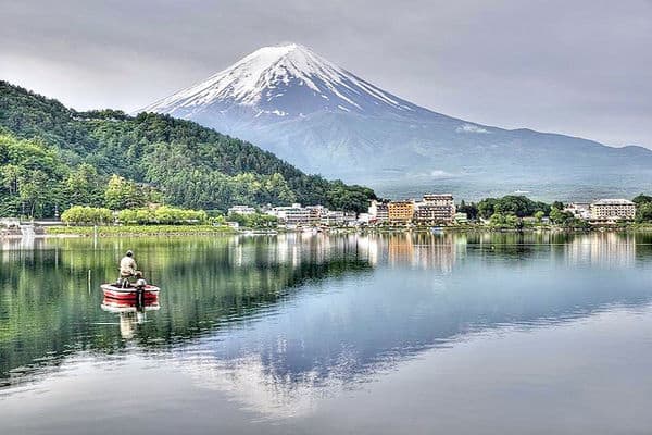 Gunung Fuji dari Danau Kawaguchi