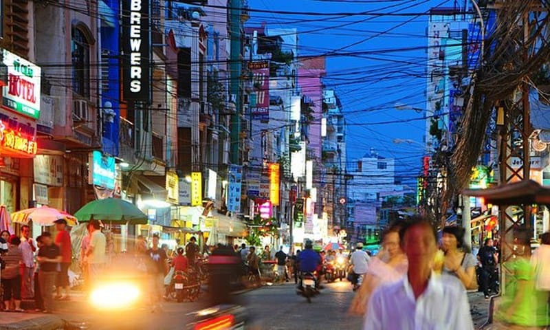 Keramaian Kota Ho Chi Minh